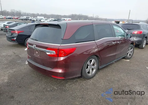 2020 Honda Odyssey Ex-L/Ex-L W/Navi Res from USA, damaged, VIN 5FNRL6H79LB022121